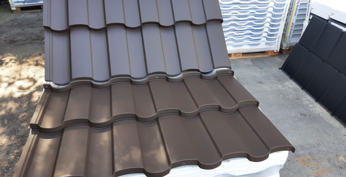 Модульная металлочерепица Budmat Rialto (Польша)