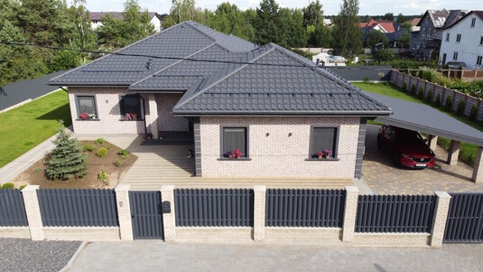 Крыша для дома BUDMAT Ferrara Графитовый D-Matt 7024 - фото 7